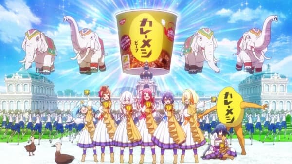 Affiche de Curry Meshi x Zombieland Saga