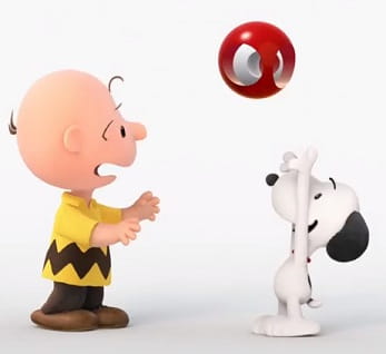 Toho Cinemas & I Love Snoopy: The Peanuts Movie Collab Logo Eizou