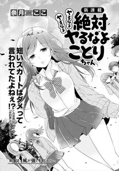 Yaru na yo Yaru na yo Zettai Yaru na yo Kotori-chan