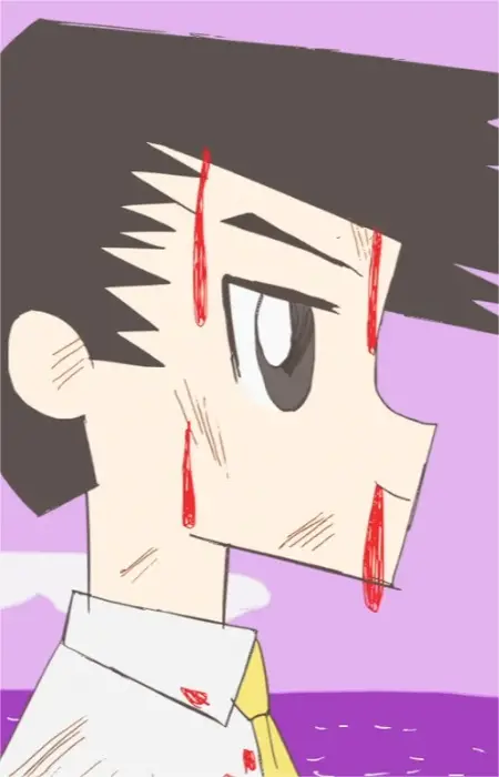 Man from 4-frame Manga 